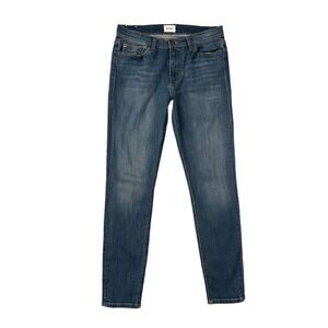 Hudson Women's Natalie Midrise Ankle Super Skinny Jeans Size 27 Blue Denim